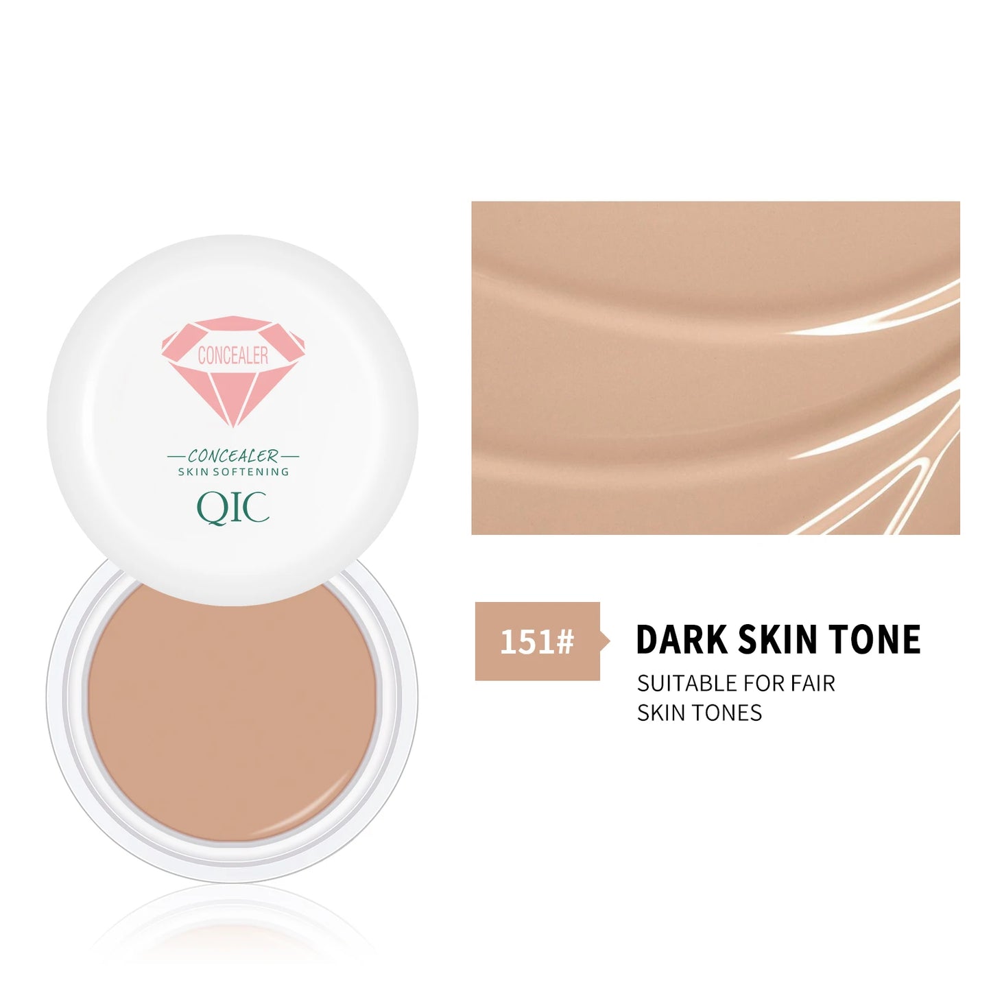 Waterproof Full Coverage Concealer Cream