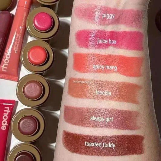 Cream Blush Stick & Lip Makeup Set with iPhone Case