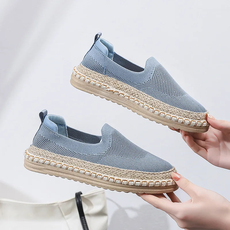 Women's Breathable Mesh Casual Flat Shoes