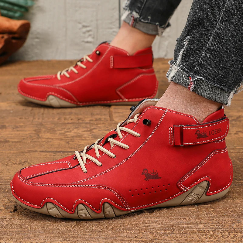 Men's High Top Ankle Boots Breathable Casual Sneakers