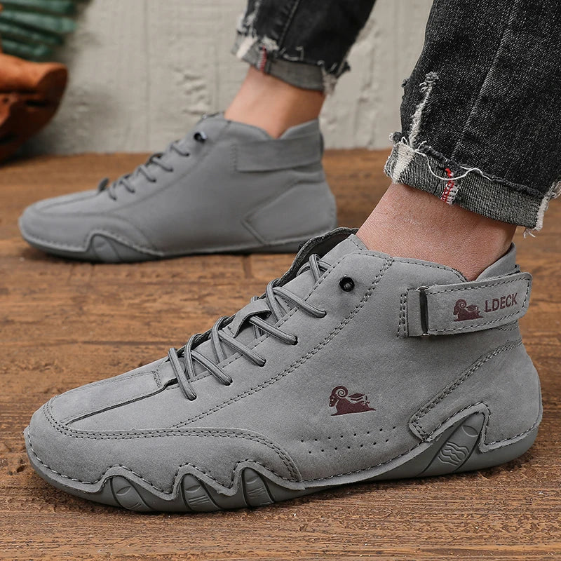 Men's High Top Ankle Boots Breathable Casual Sneakers