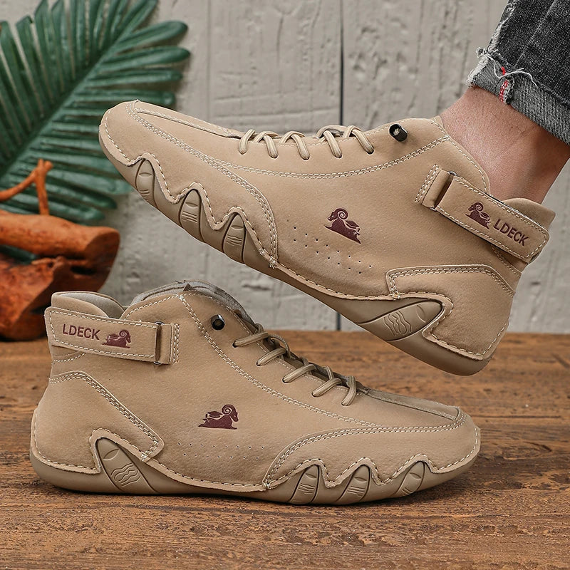 Men's High Top Ankle Boots Breathable Casual Sneakers