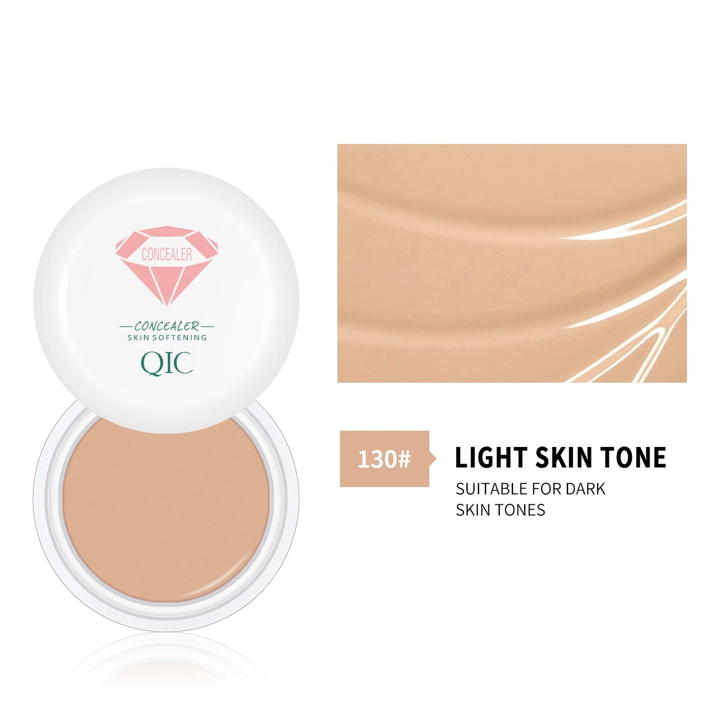 Waterproof Full Coverage Concealer Cream