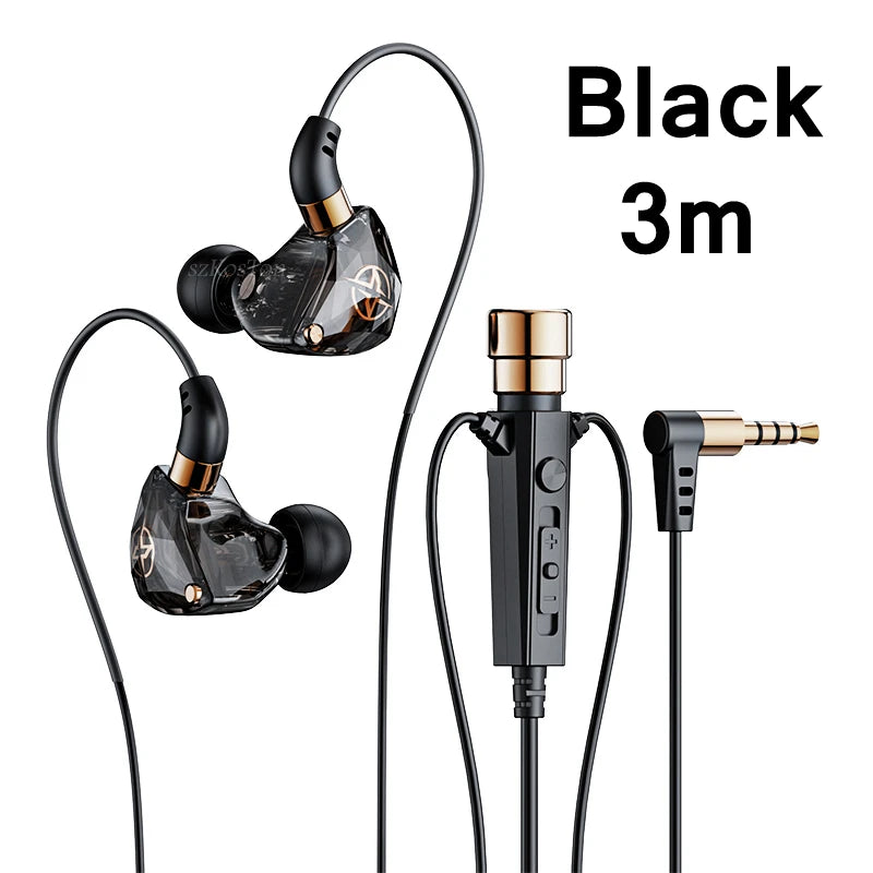 HiFi Wired In-Ear Earphones with Mic