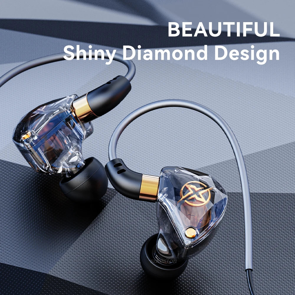 HiFi Wired In-Ear Earphones with Mic