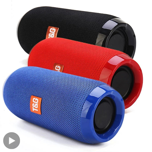 Wireless Portable Bluetooth Speaker with FM Radio & Deep Bass Sound