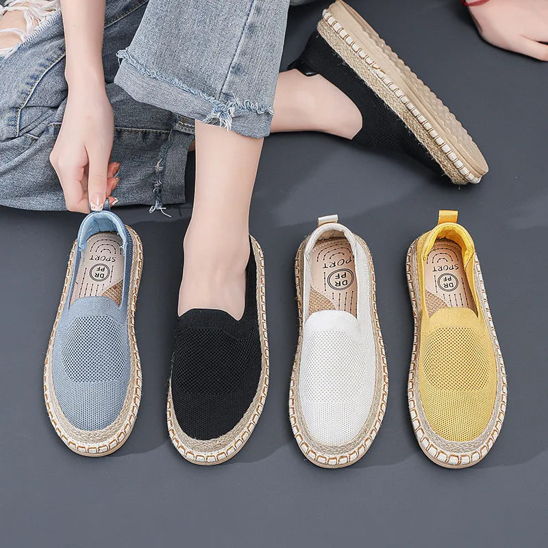 Women's Breathable Mesh Casual Flat Shoes