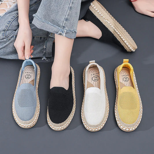 Women's Breathable Mesh Casual Flat Shoes