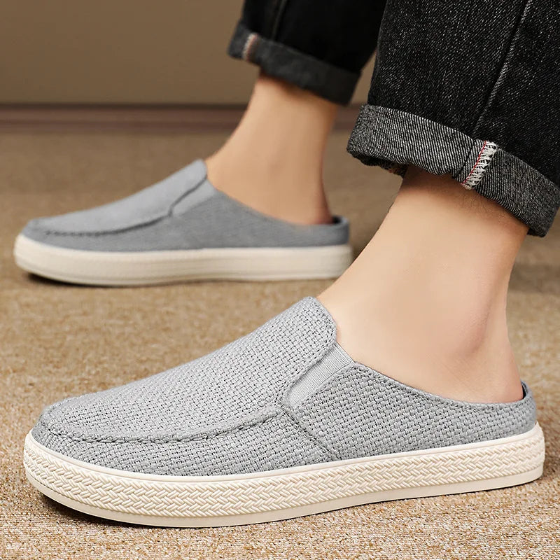 Men's Summer Breathable Casual Half Slippers