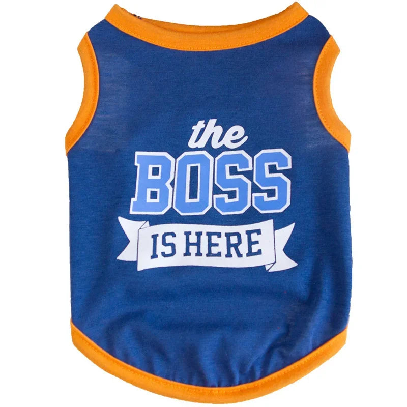 Summer Cotton Pet Vest T-Shirt for Dogs & Cats