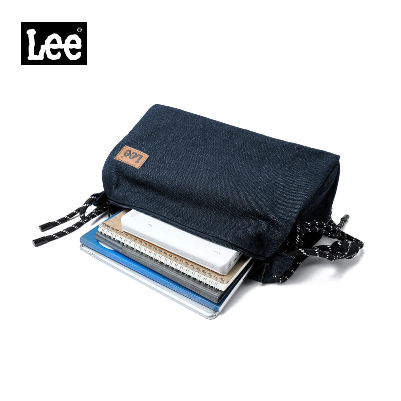 Unisex Denim Square Shoulder Bag