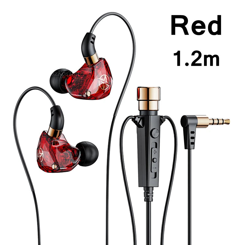HiFi Wired In-Ear Earphones with Mic