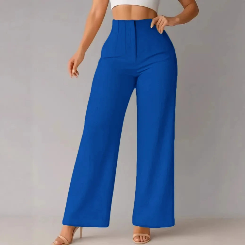 Women's High Waist Wide Leg Dress Pants