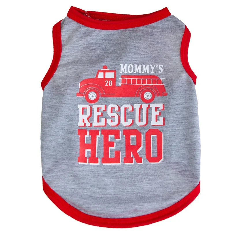 Summer Cotton Pet Vest T-Shirt for Dogs & Cats