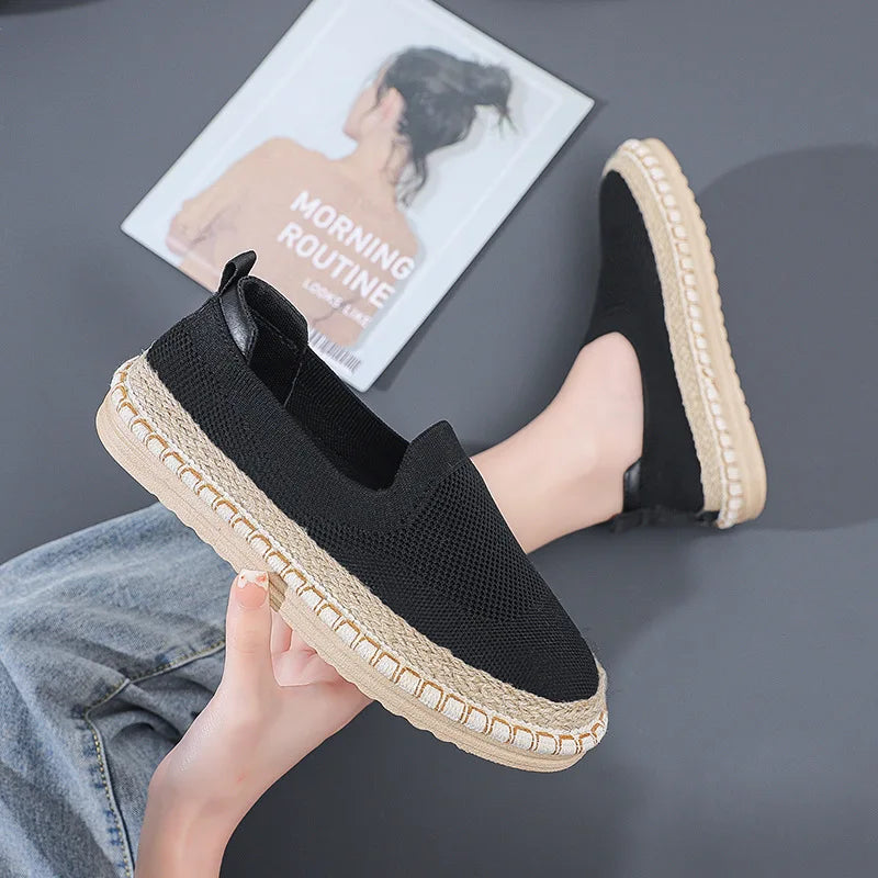 Women's Breathable Mesh Casual Flat Shoes