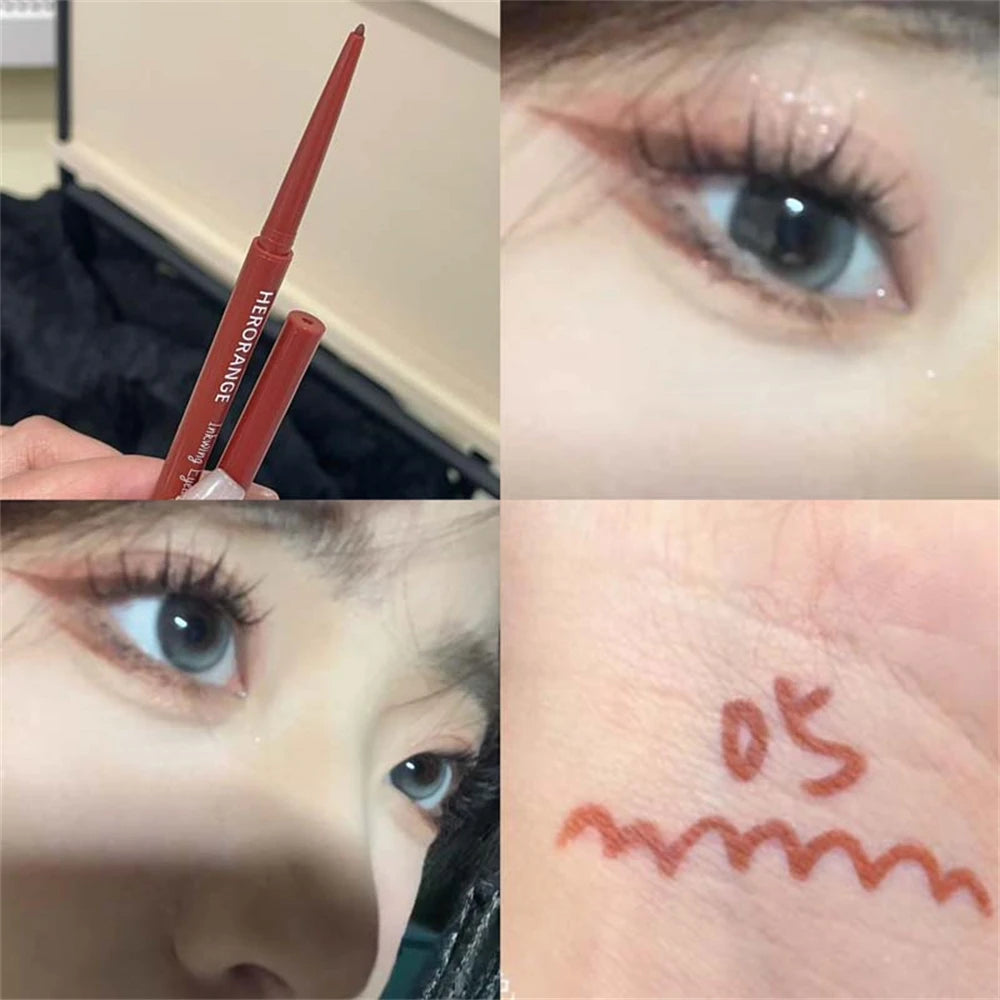 12 Colour Waterproof Eyeliner Pencil Long-Lasting Makeup Stick
