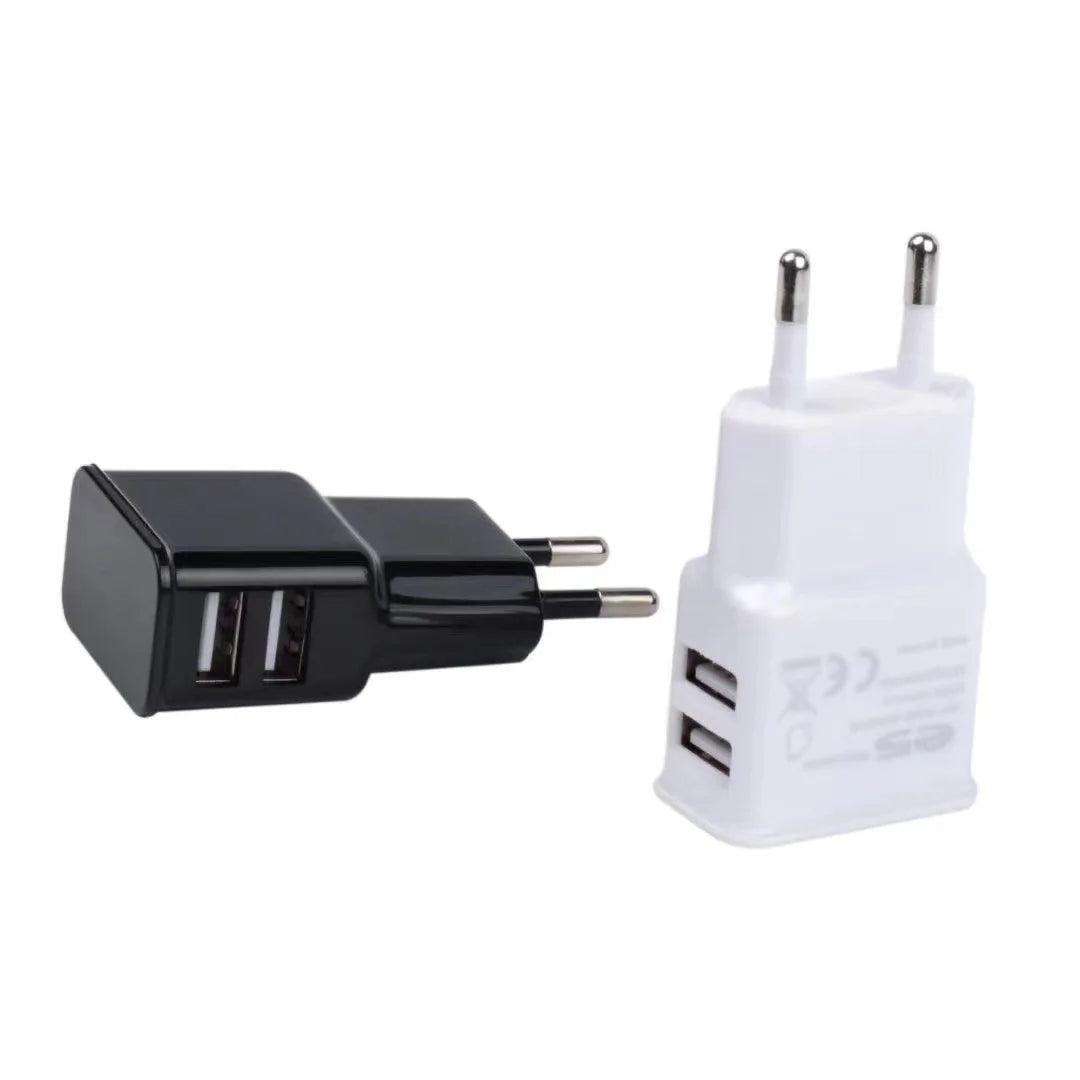 Dual USB Wall Charger with EU Plug