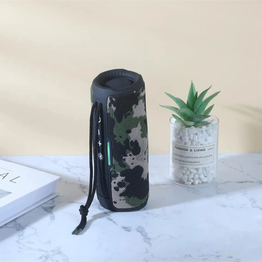 Wireless Portable Bluetooth Speaker with FM Radio & Deep Bass Sound