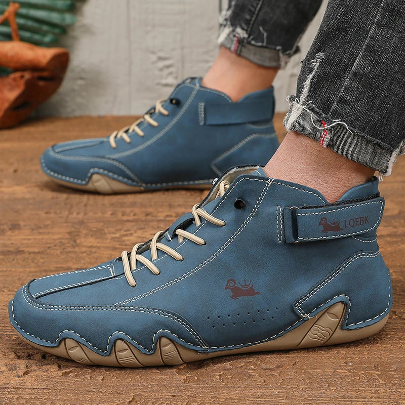 Men's High Top Ankle Boots Breathable Casual Sneakers