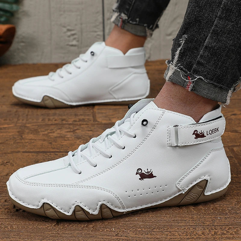Men's High Top Ankle Boots Breathable Casual Sneakers