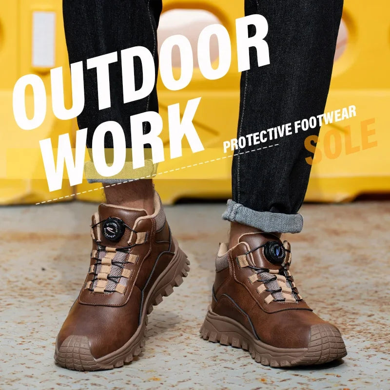 Men's 6KV Insulated Safety Work Shoes Anti-Slip Breathable Footwear