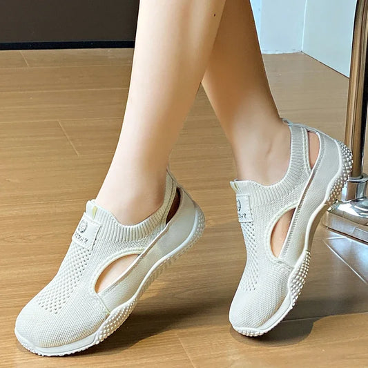 Women's Breathable Mesh Platform Sneakers