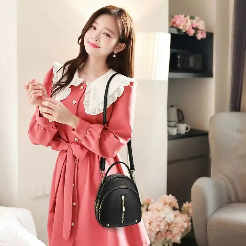 Women’s Mini PU Backpack Handbag