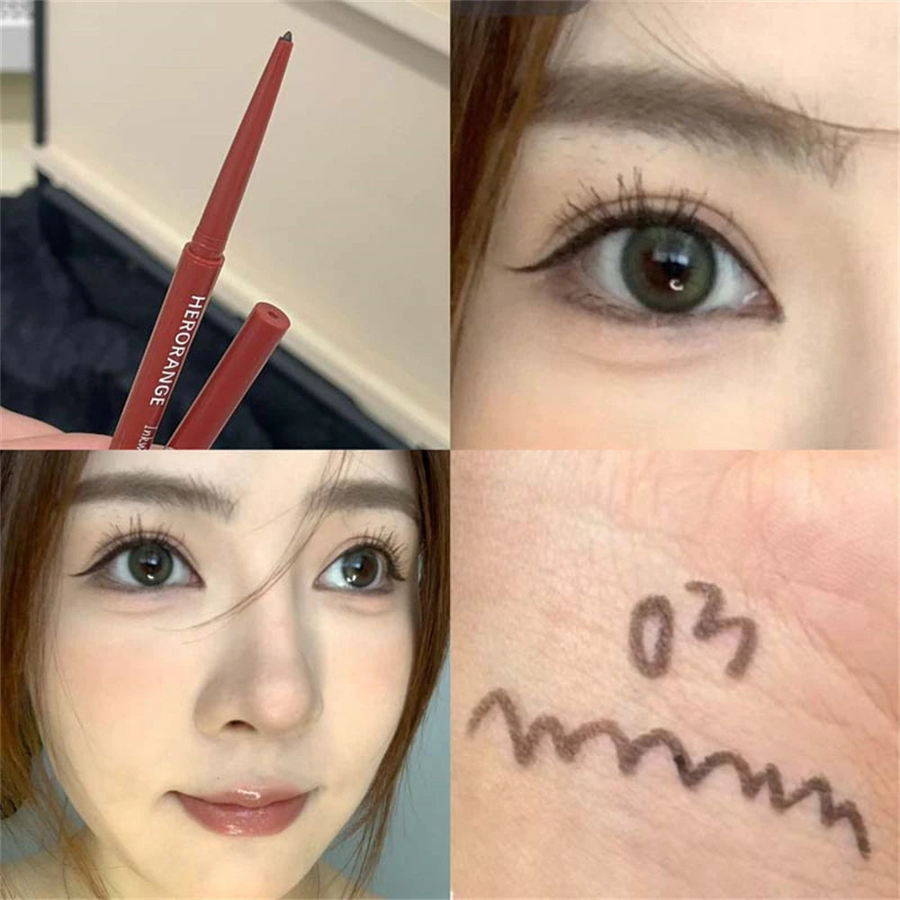 12 Colour Waterproof Eyeliner Pencil Long-Lasting Makeup Stick