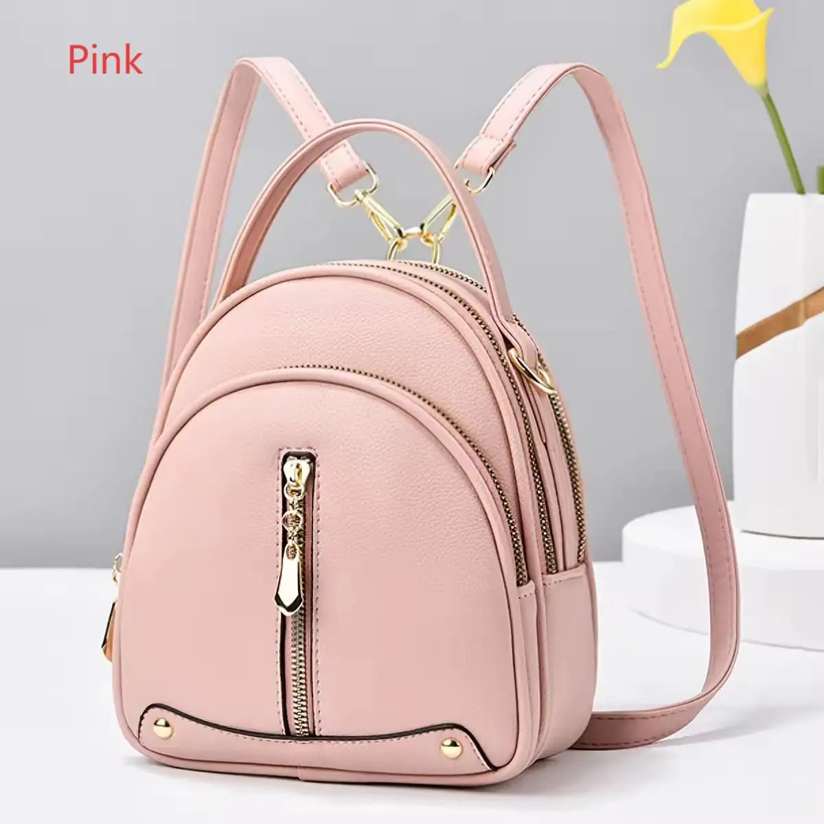Women’s Mini PU Backpack Handbag