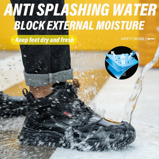 Men's 6KV Insulated Safety Work Shoes Anti-Slip Breathable Footwear