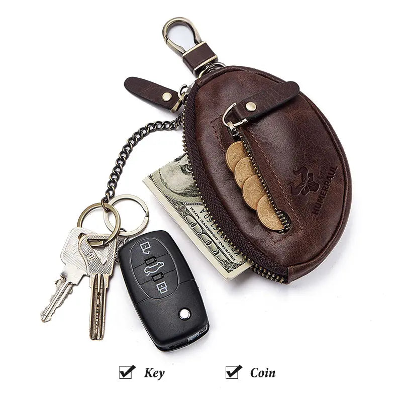 Men’s Genuine Leather Key Wallet
