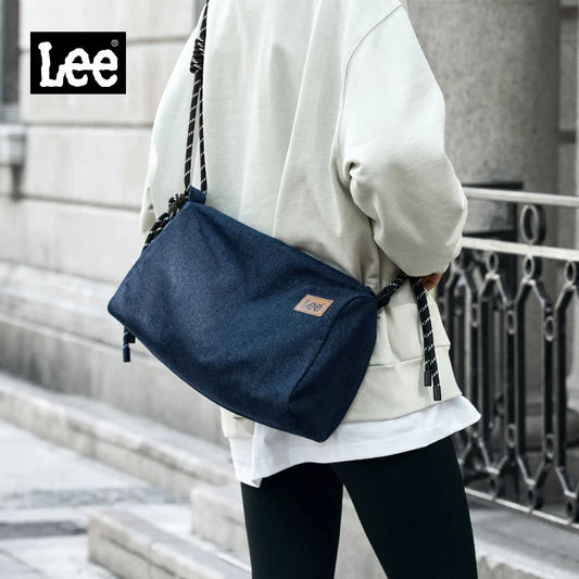 Unisex Denim Square Shoulder Bag