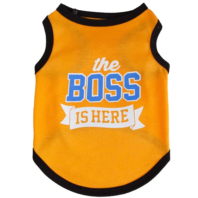 Summer Cotton Pet Vest T-Shirt for Dogs & Cats