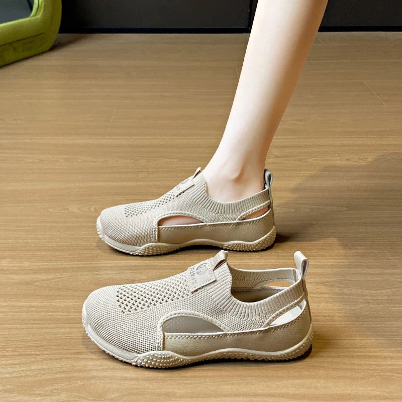 Women's Breathable Mesh Platform Sneakers