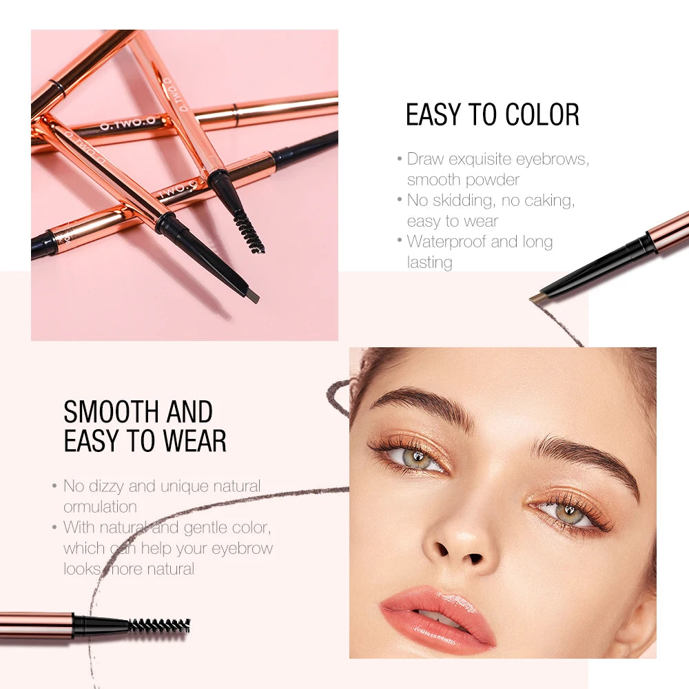 O.TWO.O Waterproof Eyebrow Pencil Ultra Fine Brow Definer