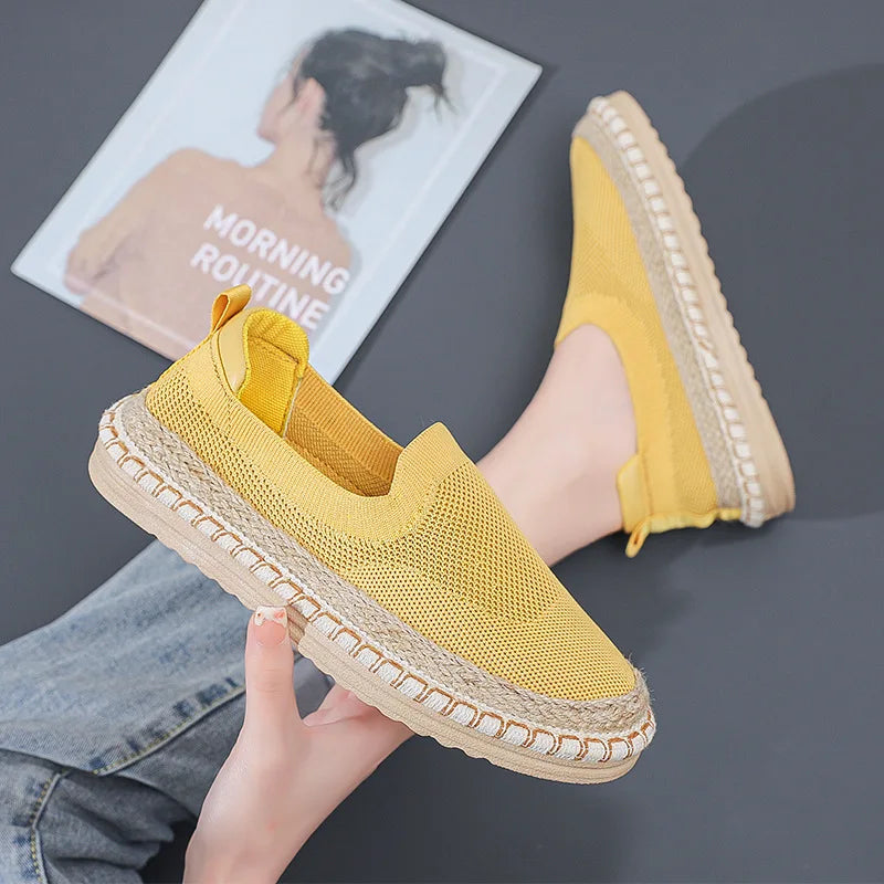 Women's Breathable Mesh Casual Flat Shoes