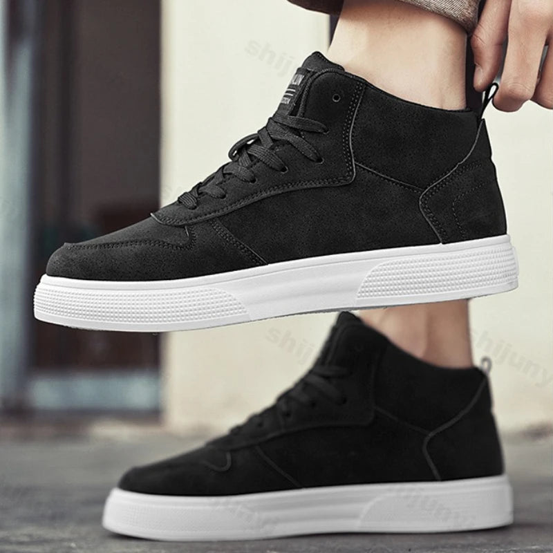 Men's Large Size Casual Lace-Up Sneakers