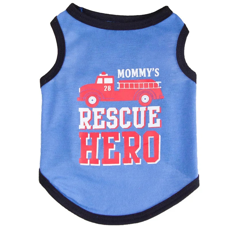 Summer Cotton Pet Vest T-Shirt for Dogs & Cats
