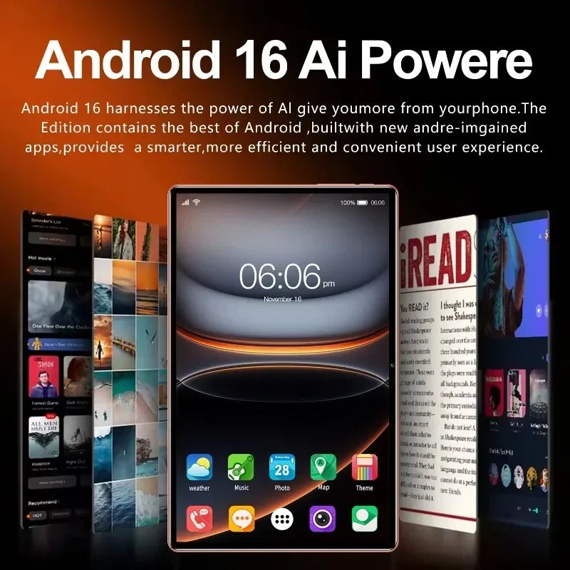 11-Inch Android 16 5G Tablet PC
