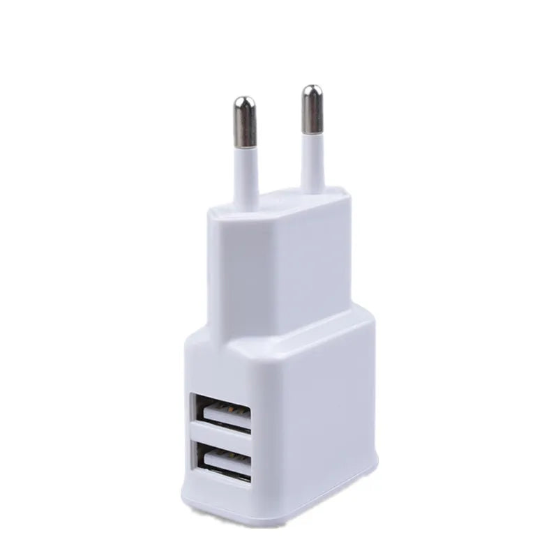 Dual USB Wall Charger with EU Plug