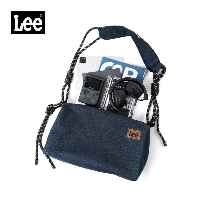 Unisex Denim Square Shoulder Bag