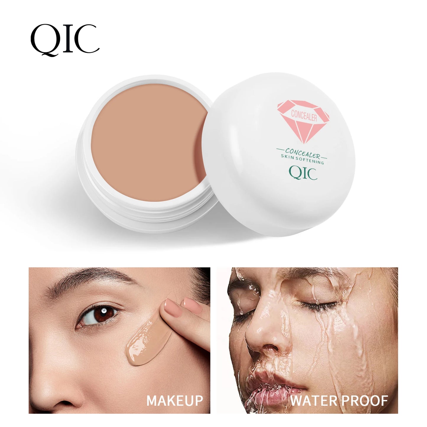 Waterproof Full Coverage Concealer Cream