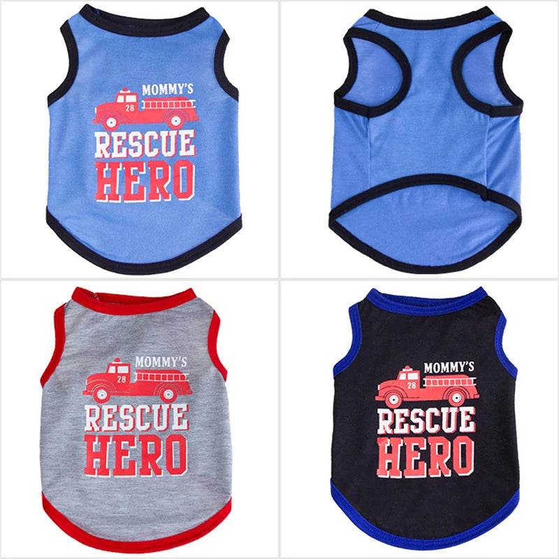 Summer Cotton Pet Vest T-Shirt for Dogs & Cats
