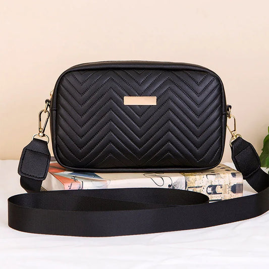 Minimalist Quilted Crossbody Bag