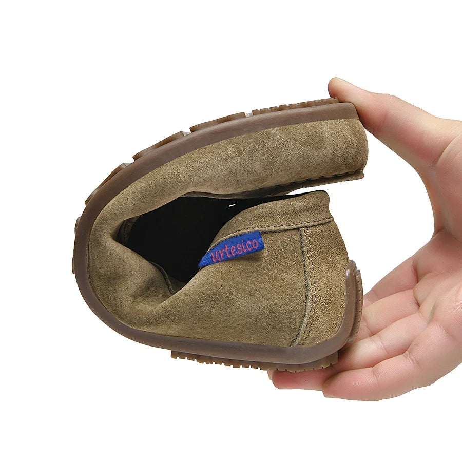 Men's Genuine Leather Slip-On Loafers