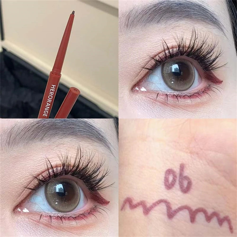 12 Colour Waterproof Eyeliner Pencil Long-Lasting Makeup Stick