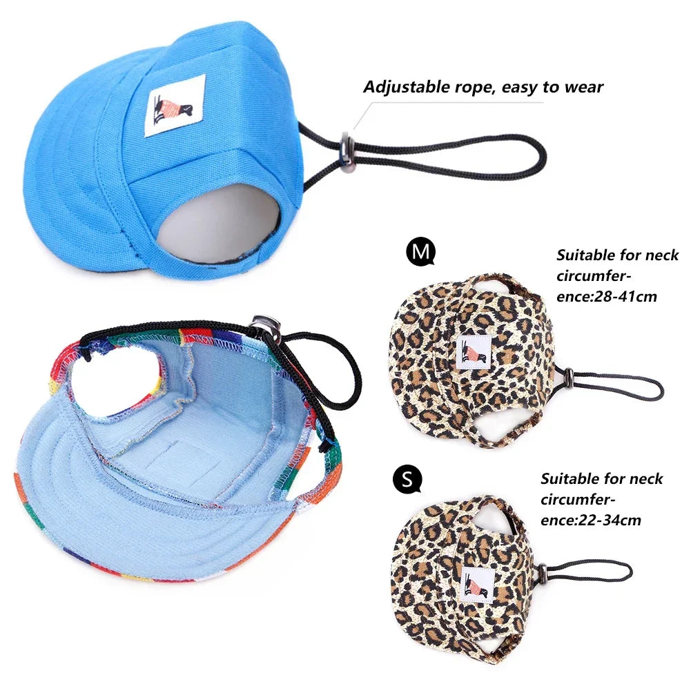 Adjustable Pet Baseball Cap for Dogs & Cats