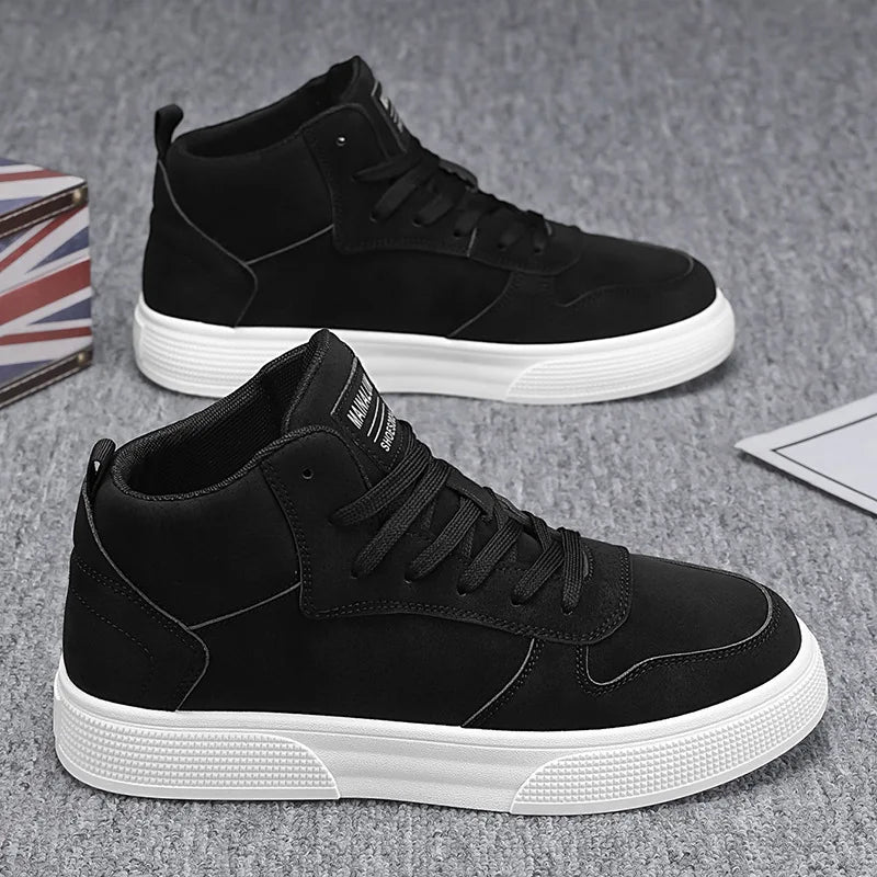Men's Large Size Casual Lace-Up Sneakers