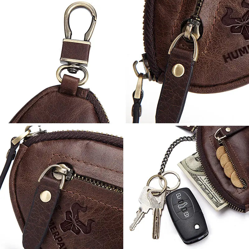 Men’s Genuine Leather Key Wallet