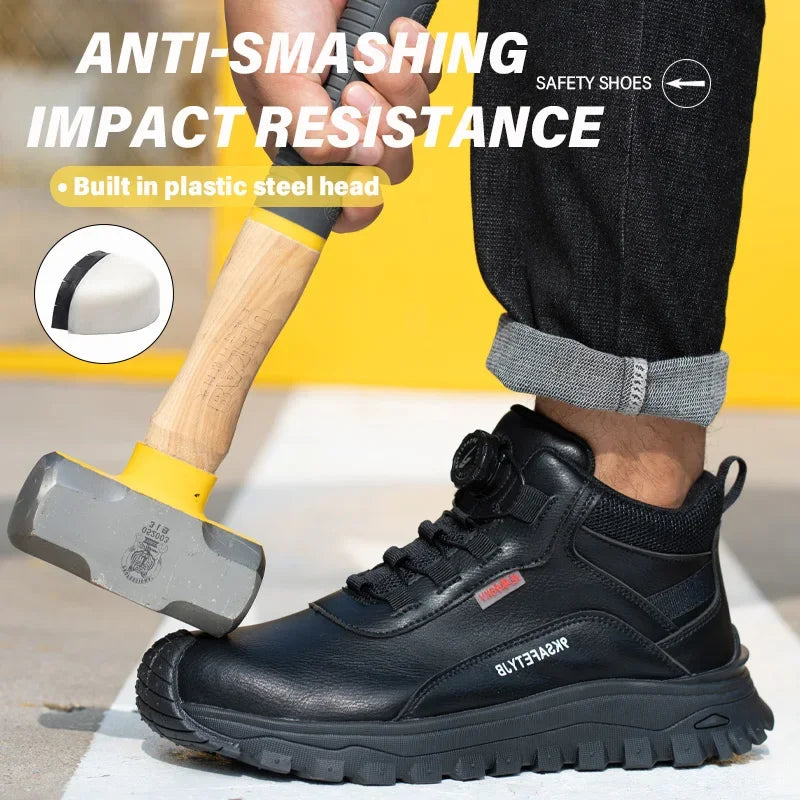 Men's 6KV Insulated Safety Work Shoes Anti-Slip Breathable Footwear